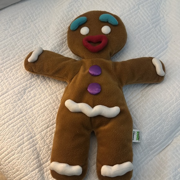 The Gingerbread Man from Shrek the Musical 2009 good condition hand puppet cute - Picture 8 of 11